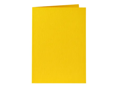 Correspondentiekaart Papicolor dubbel 105x148mm dottergeel pak à 6 st