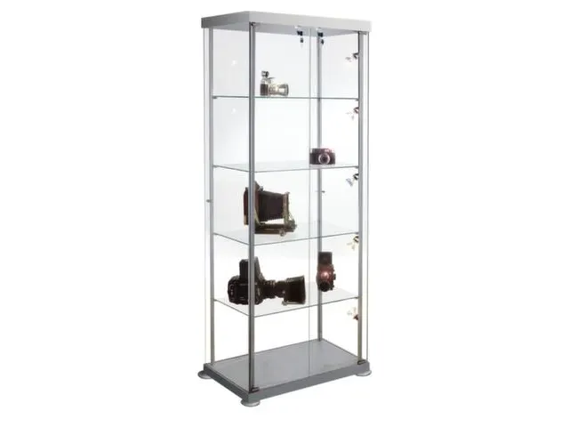 Vitrine Design Hxbxd 1800x850x425mm 4 Glazen Legborden