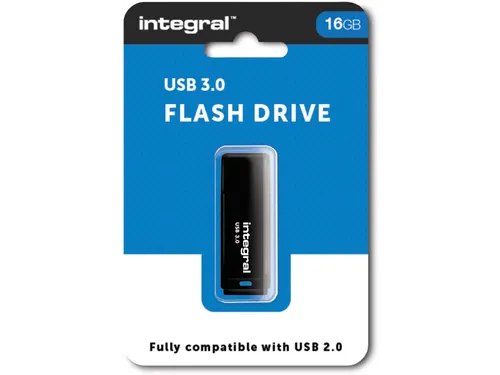 Black Usb 3.0 Flash Drive 16Gb zwart