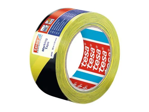 Markeringstape tesa Professional 60760 PV1 50mmx33m geel-zwart