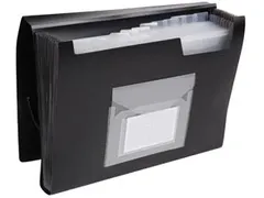 Voorordner A4 PP 13 Vaks Elastieksluiting Zwart