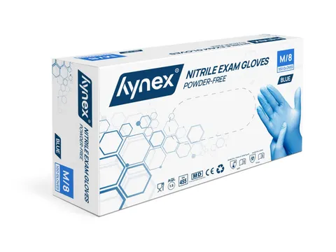 Nitril Handschoen Blauw Maat M Hynex 100 Stuks