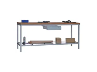 Werkbank 900x2000x700mm 1lade Frame/behuizing Ral7035 Front Ral7035 - 2