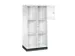 grootvolume-lockersysteem,HxBxD 1750x820x500mm,2x3vakken,cil.-slot