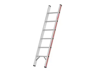 ladder,eenzijdig,6,verstevigde treden,balk L 1,72m,aluminium - 1