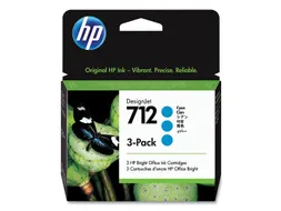 HP 712 3ED77A cyaan multipack 3 stuks