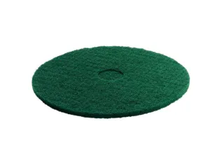 Pad,v. éénschijfsreinigingsmach.,5pads,Middelhard,Ø 432mm,groen - 2