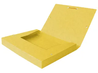 Elastobox Oxford Top File+ A4 40mm geel - 2