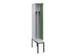 locker met bank,voor scheiding van kleding,HxBxD 2120x300x815mm,1vak