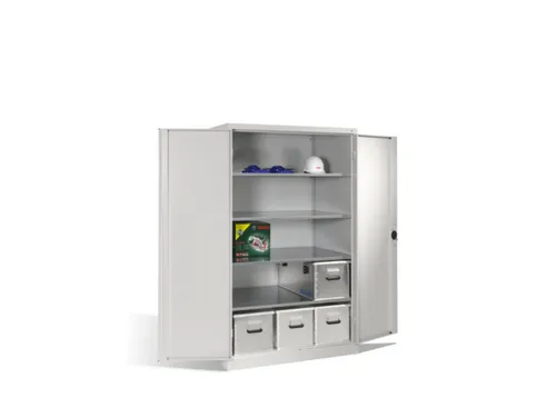 zwaarlastkast met openslaande deuren,HxBxD 1950x1200x800mm