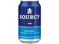 Water Sourcy blauw blik 330ml