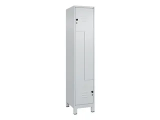 Z-garderobekast,HxBxD 1950x400x500mm,vak B 200/400mm,draaigrendel - 1