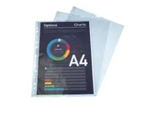 OUTLET Pochettes perforées 210x297mm Quick Doc 50 pièces