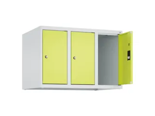 opzetkast,v. locker,3vak.,vak B 250mm,HxBxD 500x750x500mm,vleugeldeur - 2