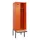 locker met bank,voor scheiding van kleding,HxBxD 2120x600x815mm,2vak