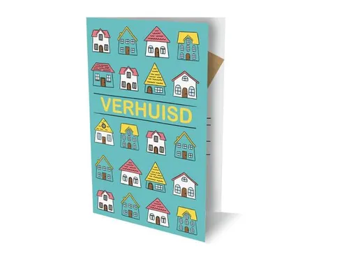 Interstat Verhuiskaart PK 849 Set van 6 kaarten + enveloppen