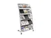 Mobile Display DD5GM verrijdbare folderhouder voor 15 A4-posities