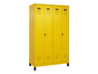 locker voor scheiding van kleding,HxBxD 1950x1200x500mm,4vak - 2