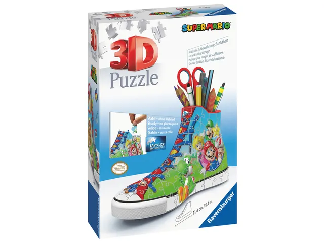 3D puzzel Ravensburger Sneaker Mario 108 stukjes