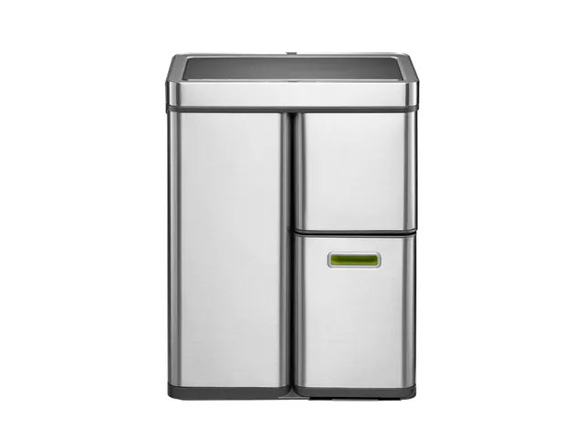 Afvalbak EKO Mirage Plus sensor 30 liter en 2x15 liter RVS