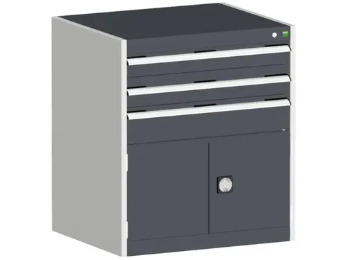 ladekast,HxBxD 900x800x750mm,3lade(n),m. lade voor normale belastingen