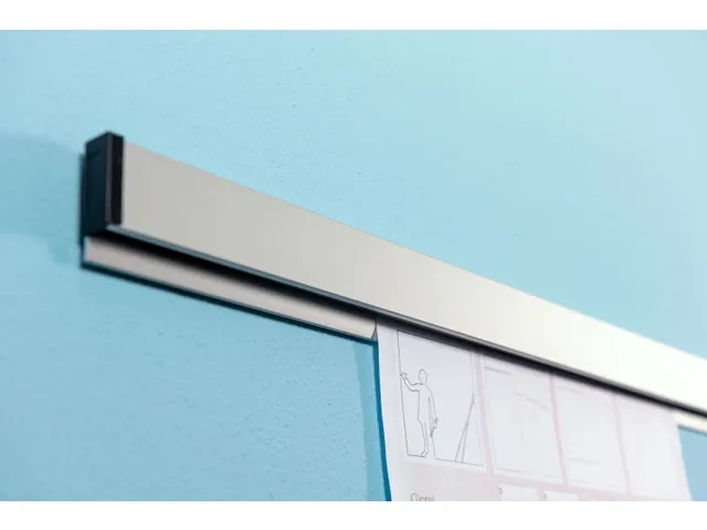Paperrail 100cm aluminium grijs