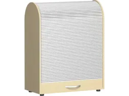 roldeurkast met verticale deur,HxBxD 1030x800x400mm,2xhouten vloer
