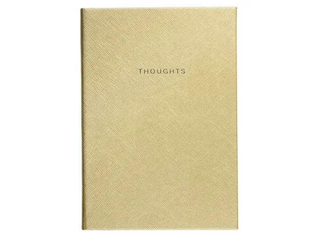 Carnet de notes Èccolo Gold Saffiano ligne env.15x20cm 80g 256 pages