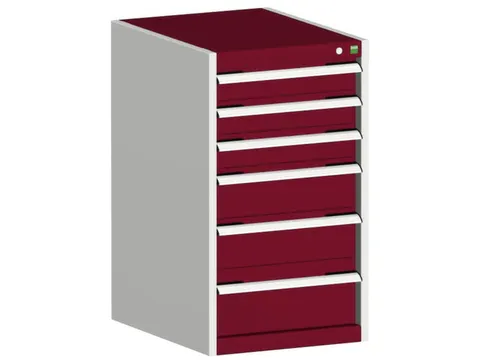 ladekast HxBxD 900x525x650mm 6laden romp RAL7035 front RAL3004