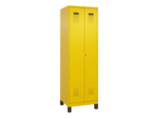 locker voor scheiding van kleding,HxBxD 1950x600x500mm,2vak