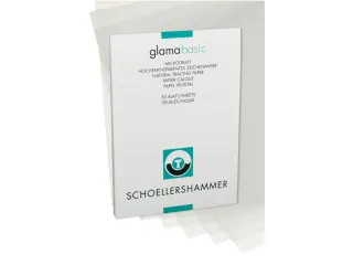 Ontwerpblok Schoellershammer A4 90-95gr transparant 50vel - 2