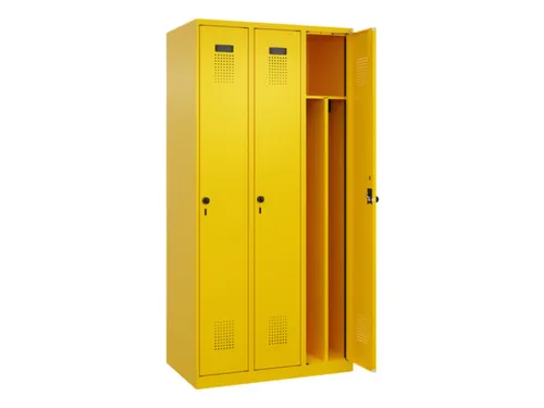locker voor scheiding van kleding,HxBxD 1850x900x500mm,3vak