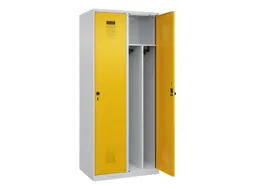 locker voor scheiding van kleding,HxBxD 1850x800x500mm,2vak