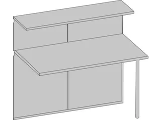Balieprogramma Aanbouwelement Staal Hxbxd 1150X1160X700Mm Recht Beuken - 2