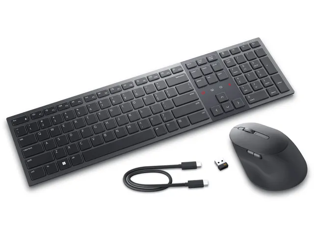 Clavier + souris sans fil DELL KM900 QWERTY US graphite