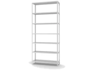 magazijnstelling,grondveld,HxBxD 3000x1300x400mm,vaklast 200kg - 2