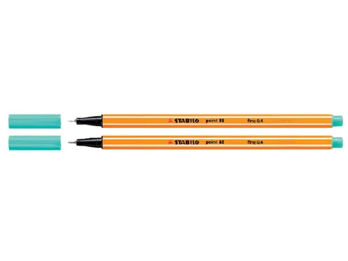 Fineliner STABILO point 88/51 0.4mm turquoise blauw