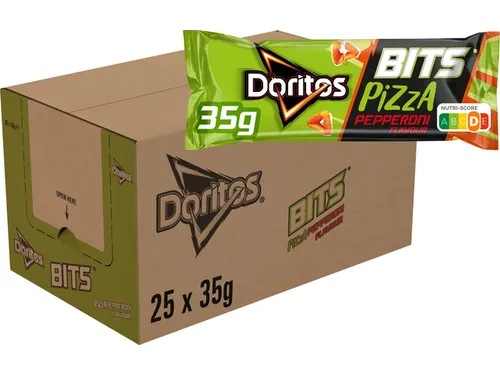 Chips Doritos Bits pizza pepperoni zak 35 gram