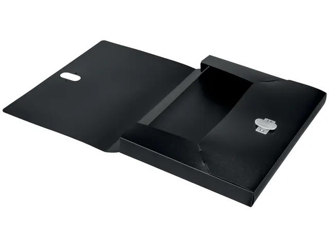 Documentenbox Leitz Recycle A4 PP zwart