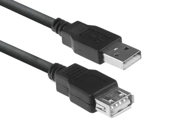 USB 2.0 A Male - A Female Verlengkabel - 3m