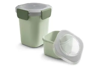 Sigma Home food to go lunchbeker 0,95L groen - 11,5x11,5x18,5cm - 6