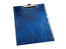 Klembordmap Durable 2355 met kopklem en insteek blauw A4