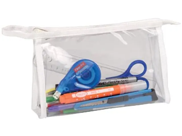 Exacompta pennenzak transparant, rechthoekig