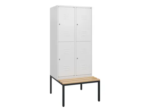 Dubbeldekse dekenkist,HxBxD 1950x800x815mm,2x2vak.,vak B 400mm