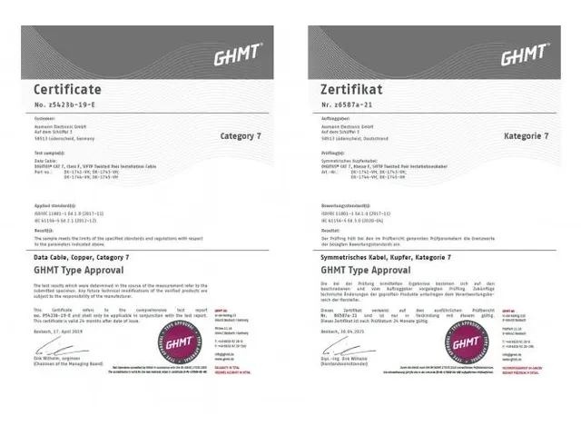 CAT 7 S-FTP installatiekabel 1200MHz Dca AWG 23/1 500m haspel Dx Oranj