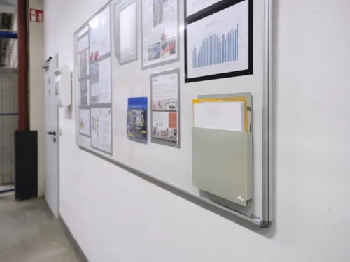 Documenthouder Info Box A4 magnetisch grijs