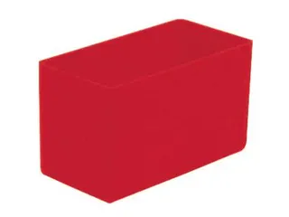 Inzetbak HxLxB 63x108x54mm Polystyreen Rood 50 stuks - 1