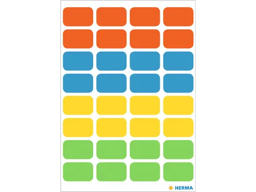 HERMA 3631 Universele etiketten 12x19mm Assorti 160 stuks