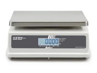 tafelweegschaal,niet ijkbaar,platform BxD 263x203mm,RVS - 3