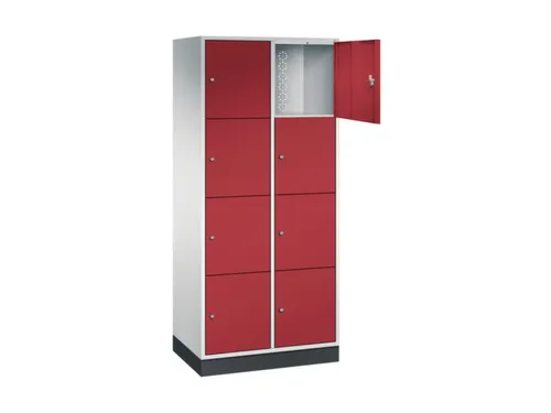 grootvolume-lockersysteem,RAL 7035/RAL 3003,HxBxD 1950x820x500mm